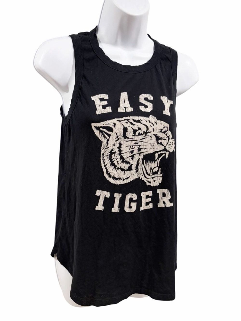 Chaser Cotton Easy Tiger Relaxed Fit Tank Top Muscle size Small